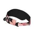 thumbnail image 2 of Daiia Cute Axolotl Sakura Blossoms B Pattern Sport Sun Visor Hats Visor Cap Adjustable Empty Top Baseball Cap Cotton Ball Caps for Women and Men, 2 of 7