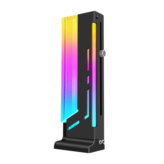 Soporte Rgb Gpu 5V 3Pin + 4Pin Rgb Soporte De Tarjeta Gráfica Soporte De Tarjeta De Video Led Ajustable Y Antideslizante Soporte Antiarañazos Para El Hogar Advancent EL007779-00