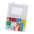 thumbnail image 2 of Fusibles Automotrices, 250 Piezas Mini Kit Surtido De Fusibles De Alta Frecuencia, Reemplazo De Fusibles De Automóvil Combinados En Forma De Hoja Y Caja Para Motocicletas, Automóviles, 2 of 8