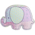 thumbnail image 4 of Cozy Line 16" x 12" Animal Floral Medallion Paisley Pink Elephant Cotton Décor Throw Pillow, 4 of 5