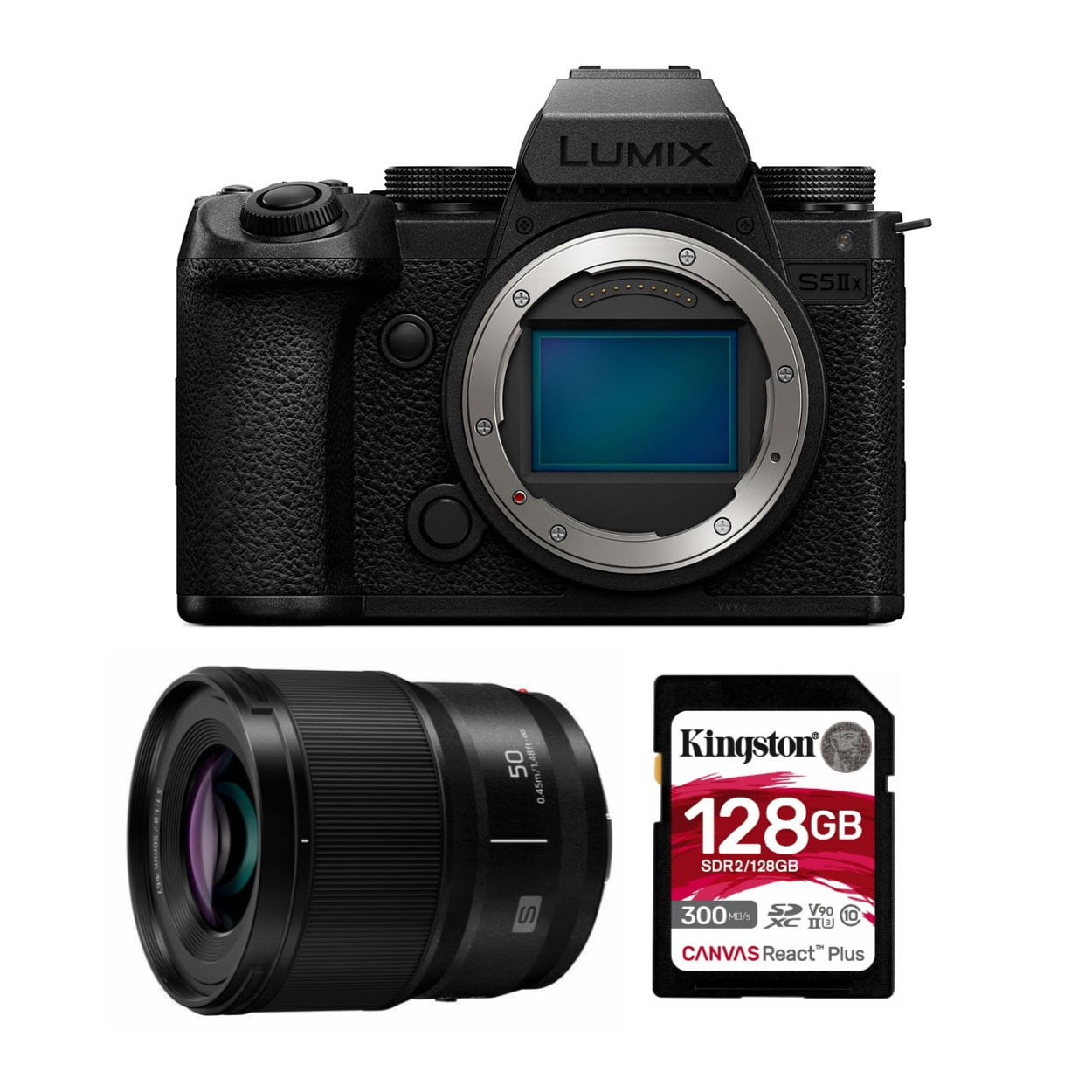 Panasonic LUMIX S5IIX 24.2MP Mirrorless Camera, Phase Hybrid