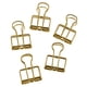 thumbnail image 5 of 5x Clips De Cola Larga Hueca Wire Binder Clips Foto De Papel Carpetas Colgantes Oro, 5 of 9