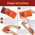 thumbnail image 4 of MEDPRIDE Instant Hot Packs Disposable for Pain Relief, Activates Instantly, 5in X 9in (24-Pack), Includes 3 Fabric Wraps, 4 of 5