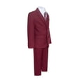 thumbnail image 3 of Boys Premium Burgundy-Maroon 8 Piece Suit Set, 3 of 7
