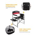 thumbnail image 3 of Chaise de camping KingCamp Heavy Duty Director - Rouge, 3 of 6