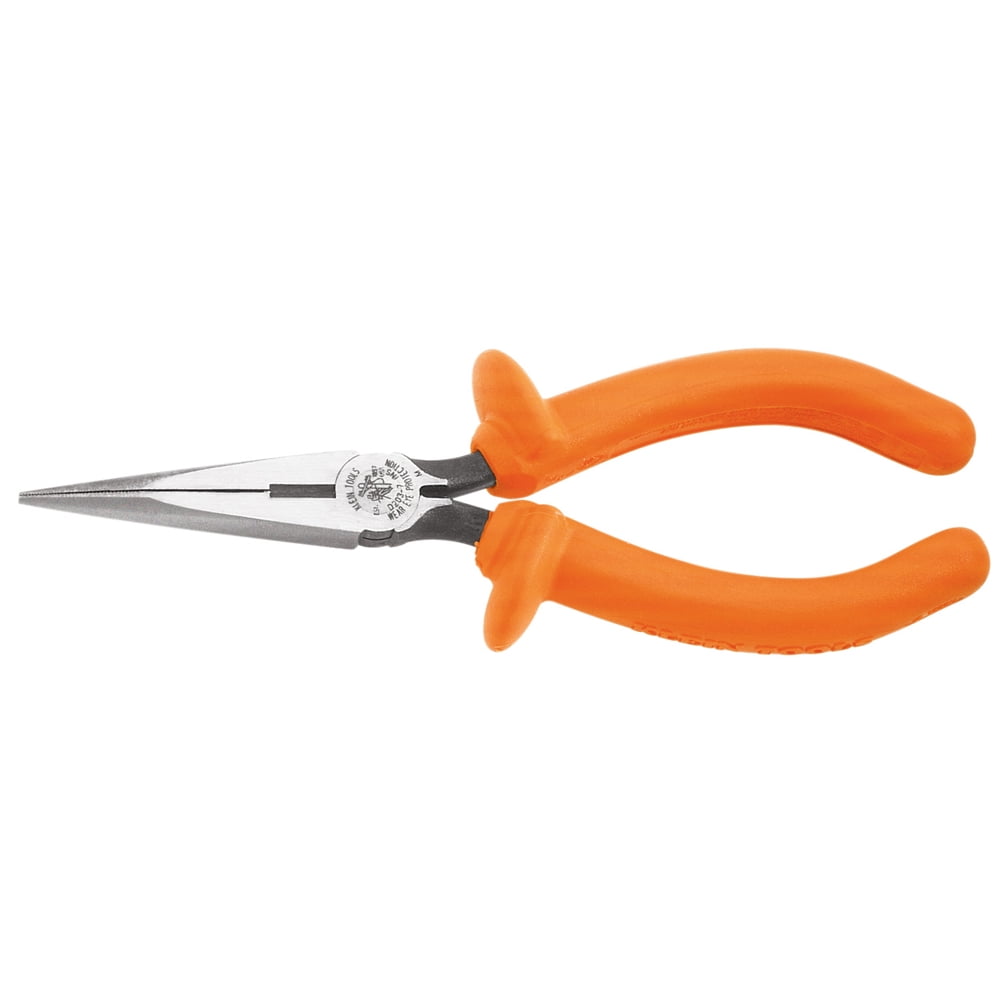 Klein Tools 65/8", Needle Nose Pliers, Steel, D2036INS