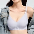 thumbnail image 4 of Turilly Bras Womens Sporty Style V Neck Wireless Bra With Fine Straps And Seamless Support Everyday Bras, 4 of 5