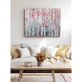 thumbnail image 4 of Pink Teal Forest Wall Art for Living Room, Canvas Picture Wall Decor for Bathroom Bedroom, Modern Oil Painting Art Painting Artwork for Office Kitchen Hallway Dining Room Home Decorations 12"x16", 4 of 8
