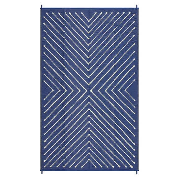 Waterproof Reversible Outdoor Rug Durable Plastic Straw Mat for Patio RV Camping Deck Garden