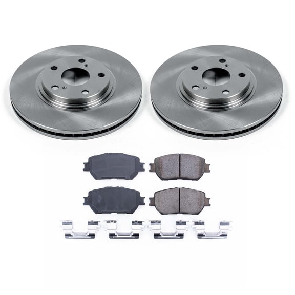 Ultimate Brakes Front Ceramic Brake Pad and Rotor Kit with Hardware WM80864
