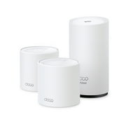 TP-Link AX3000 Wi-Fi 6 Dual-Band Indoor and Outdoor (IP65 Weatherproof) AI-Driven Home Mesh Router System, Replaces Routers and Extenders. Total Coverage up to 6,000 Sq. ft., - Deco WM9000 (3-Pack)