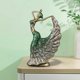 thumbnail image 5 of pavo , estatua artística de resina, escultura elegante femenino, modelo de oficina, estantería, decoración, Gloria Figura de bailarina de pavo real, 5 of 9