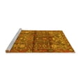thumbnail image 2 of Ahgly Company Machine Washable Indoor Rectangle Persian Yellow Traditional Area Rugs, 2' x 5', 2 of 4
