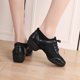 thumbnail image 2 of XIHAHA-zapatos deportivos de piel de vaca para mujer, calzado deportivo con suela exterior blanda, zapatillas de baile para practicar, zapatos de baile modernos y Jazz, 2 of 4