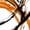 Brushstroke 03, variant on Manfei Abstract Brushstroke Twin Comforter Sets, Watercolor Art Bedding Set, Orange, Black and White, Gray Reversible 2pcs, 1 Comforter and 1 Pillowcase