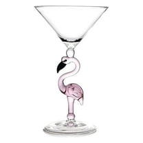 Pink Flamingo Crystal Champagne Cup,Martini Goblet Cocktail Glass for Celebration Parties,Weddings,Mum Birthday - 200ML