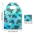 thumbnail image 3 of WIRESTER Grocery Bag Heavy Duty Reusable Foldable Groceries Tote Bag Portable And Folding Shopping Bag - Ocean Sea Turtles, 3 of 6