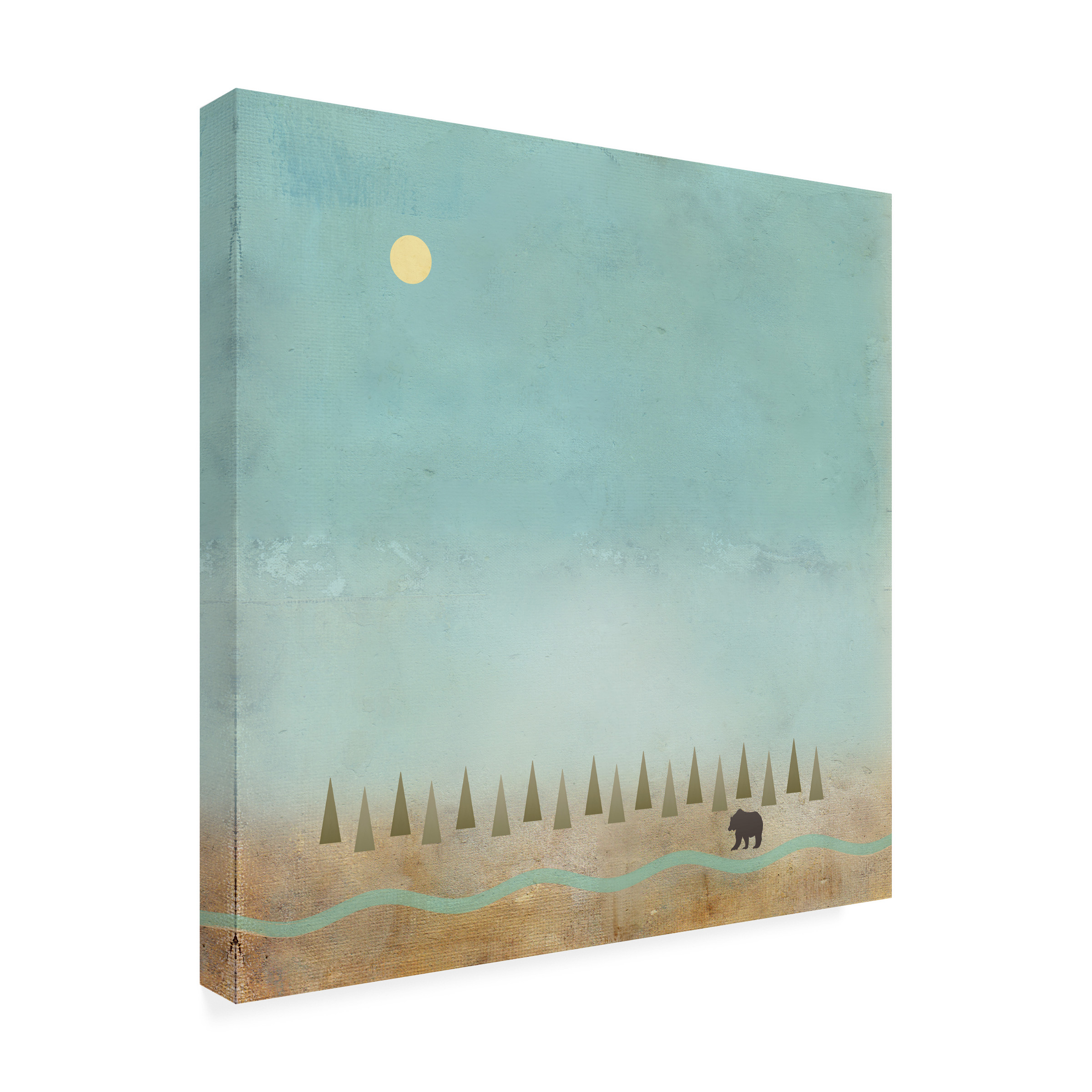 Trademark Fine Art 'Mountains in the Mist' Canvas Art by Tammy Kushnir