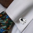 thumbnail image 2 of Collar Pin Tie Bar Mens Collar Stay Necktie Pin Rhinestone Stud Bar Clip Decor, 2 of 8