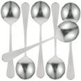 thumbnail image 1 of 6Pcs Metal Spoon Multi-use Soup Spoon Decorative Spoon Smooth Spoon Stainless Steel Spoon, 1 of 9