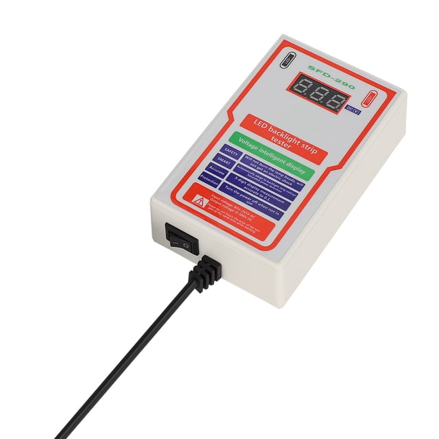Fotómetro, versión en inglés SFD‑290 Probador de cuentas LED de alto brillo Probador de LED de alto brillo optimizado para la excelencia