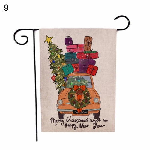 Details about   AB_ GARDEN 32CMX47CM CAR BALLOON CARTOON PRINT FLAG HANGING BANNER CHRISTMAS DEC 
