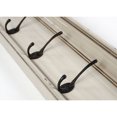 thumbnail image 7 of Home Wall Decorative Antique Brass Hardware 6 Hook Coat Rack - White, 7 of 7