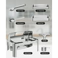 thumbnail image 3 of EastVita 9QT Visible Chafing Dish Buffet Set,Stainless Steel Roll Top Buffet Server,Commercial Chafer (Full Size Pan), 3 of 7