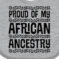 thumbnail image 4 of Inktastic Black History Proud African Ancestry Boys or Girls Baby Bib, 4 of 4