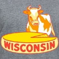 thumbnail image 3 of CafePress - Vintage Wisconsin Cheese T Shirt - Women's V-Neck Dark T-Shirt, 3 of 4