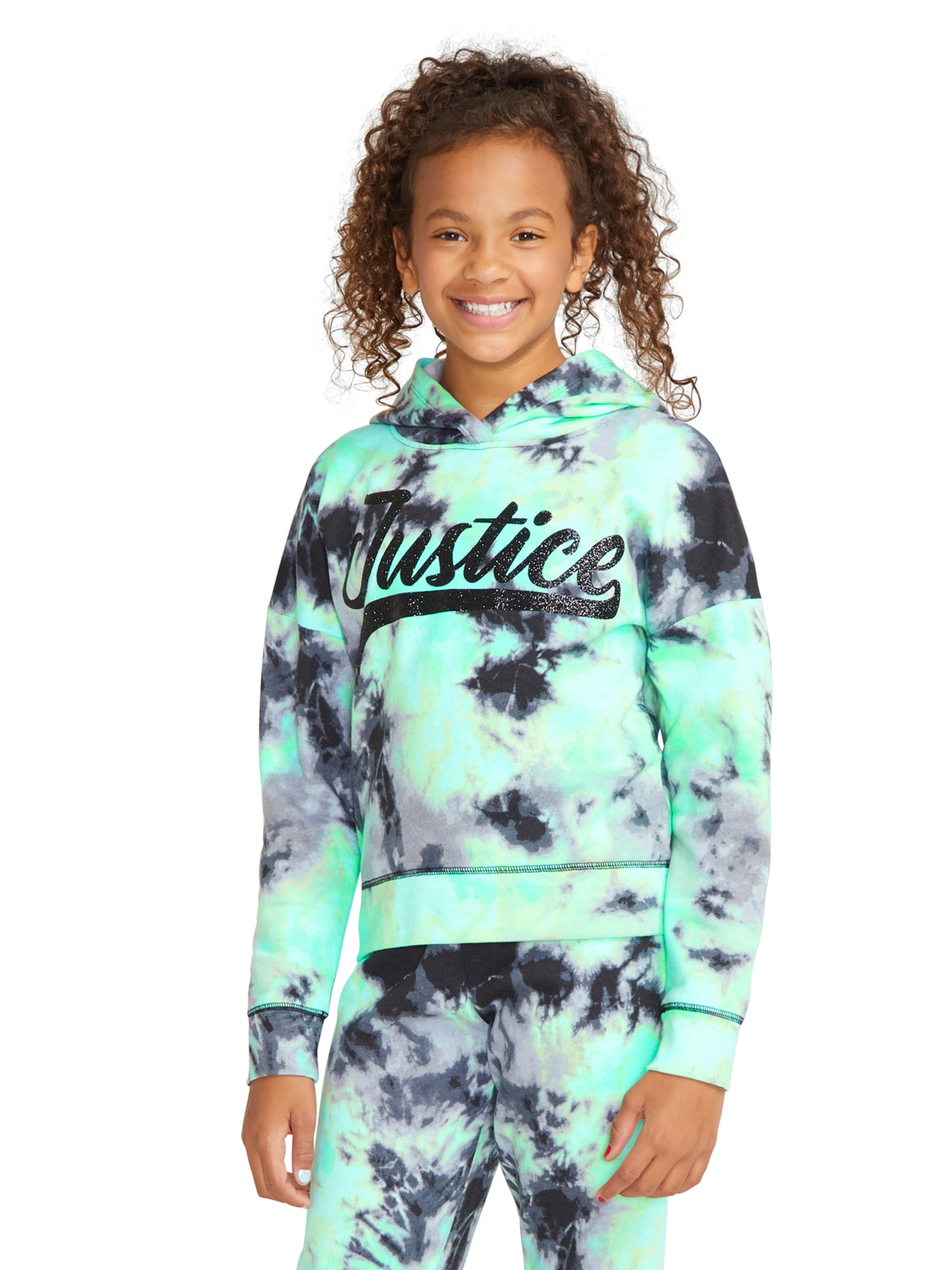 justice girls hoodies