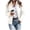 White, variant on Smsaxvxz Women's Puffer Jacket Casual Quilted Packable Lightweight Zip Up Coats Long Sleeve Windproof Winter Warm Outerwear Black S
