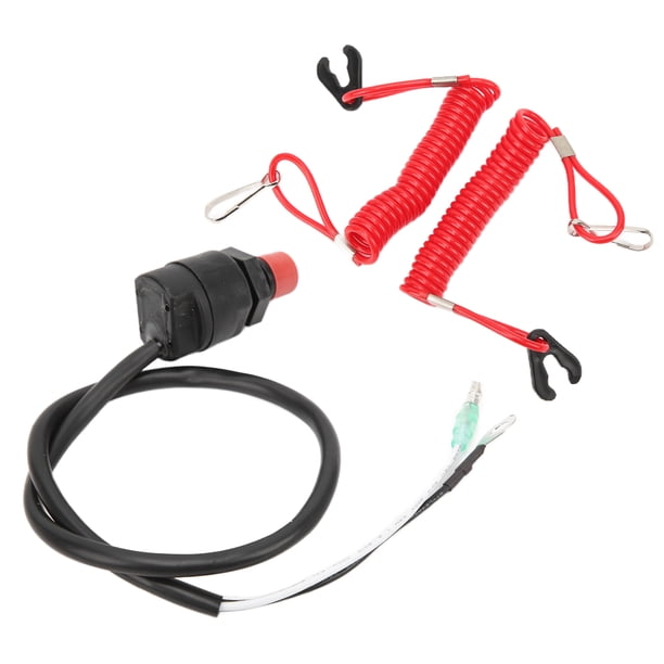 Cordón De Seguridad Del Motor, Cuerda De Emergencia Del Motor Ligera Impermeable Duradera Extensible Para Barcos