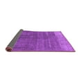 thumbnail image 2 of Ahgly Company Indoor Round Oriental Purple Industrial Area Rugs, 6' Round, 2 of 4
