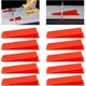 thumbnail image 1 of Cuñas para sistema de nivelación de azulejos, niveladores de cuña, espaciadores de azulejos, espaciadores niveladores de azulejos, cuñas de Clips, 100 piezas, Red Hy, 1 of 5