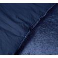 thumbnail image 3 of Swift Home Solid Crushed Velvet Duvet Cover Set, 3 of 3