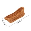 thumbnail image 4 of AURARMLET kitchen baskets for bread Light Brown Imitation Rattan Decoration 1Pack, 4 of 4