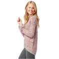 thumbnail image 2 of Suéter de punto suelto Aeropostale para mujer, marled, naranja, mediano, 2 of 2