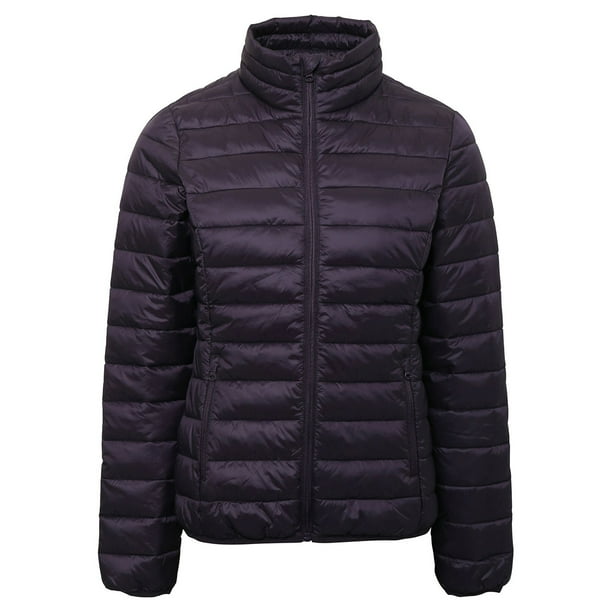 2786 - Chaqueta Acolchada Terrain de Manga Larga para Mujer (Púrpura Berenjena) 2786 UTRW6283_aubergine