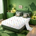 thumbnail image 3 of meiyoeat Happy Camping 7-Piece Twin Bedding,Girls,Cute Gnome Camper Print Bedding Comforter Set For Girl,Polkadot Reversible, 3 of 7