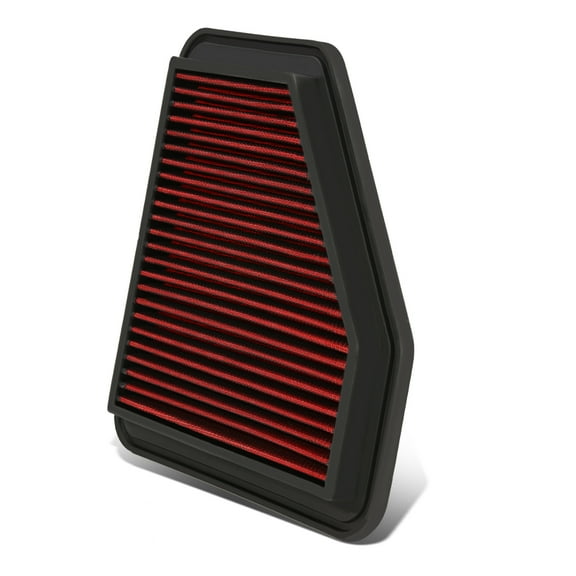 DNA Motoring AFPN-058-RD Camry / Corolla Reusable & Washable Replacement High Flow Drop-in Air Filter (Red) Fits select: 2007-2012 LEXUS ES, 2007-2011 TOYOTA CAMRY