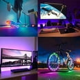 thumbnail image 3 of Skksst 16.4ft 150 LEDs Strip Lihgt Indoor Outdoor Waterproof RGB Color Changing Tape Light, 3 of 6