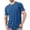 Navy2, variant on Eltusu Men's T-Shirts, Cotton Basic Short Sleeve Crew Neck Tee with Pockets Navy Size 3XL