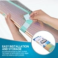 thumbnail image 6 of BDK Iridescent Matte White Front Windshield Sunshade Accordion Folding Style Auto Shade for Car Truck SUV Van Blocks UV Rays Sun Visor Protector Easy Setup Keeps Your Vehicle Cool - 58 x 27 inches, 6 of 8