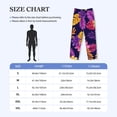 thumbnail image 4 of Fotbe Purple Flower Pantalones de Pijama para Hombre, Pantalones de Dormir, Pantalones de Casa con Cintura Ajustable y Bolsillos-X-Large, 4 of 6