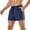 Navy, variant on Amvlyk Running Shorts for Men Athletic Gym Mens Shorts Workout Solid Lightweight Tie Waist Breathable Basketball Double Layer Shorts with Pockets for Running Casual Activewear Hiking Shorts