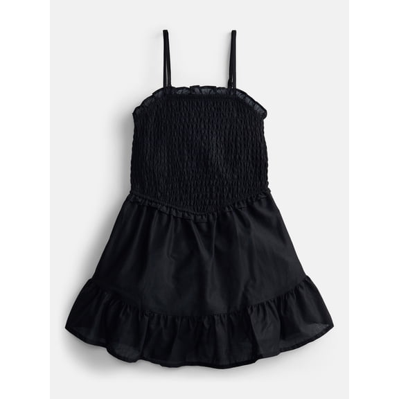 Weekend Academy Girls Smocked Ruffle Cotton Dress, Sizes 4-18
