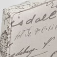thumbnail image 3 of Chaise de Salle à Manger en Tissu Beige (Lot de 2) Denker Top French Script, 3 of 5