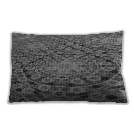 Ahgly Company Outdoor Rectangular Contemporary Lumbar Throw Pillow, 13 inch by 19 inch