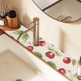 thumbnail image 2 of Yayeee Faucet Mat for Kitchen Sink 30" Diatomite Long Splash Guard Pad, Watercolor Cherry, 2 of 7